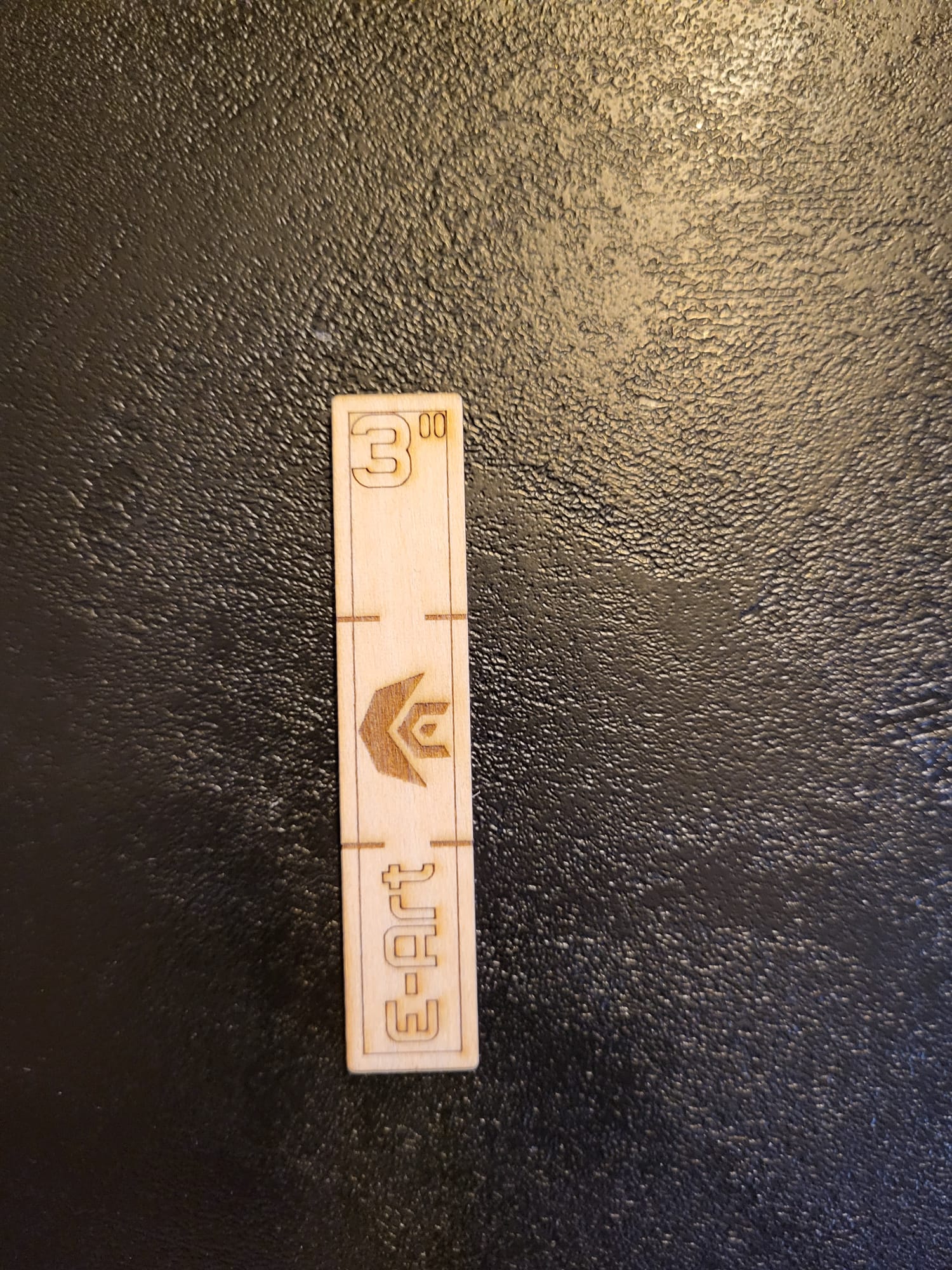 Réglettes de Mesure Droites en Bois (3", 6", 8", 9")