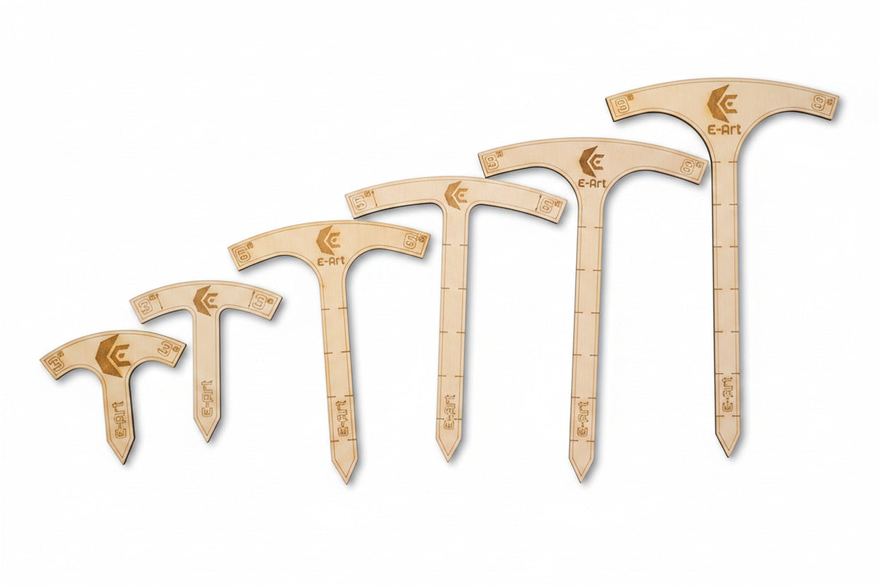 Jauges FEP (Frappe en Profondeur) en Bois(3", 6", 8", 9")